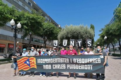 Imatge dels manifestants