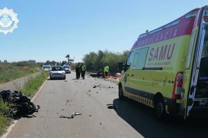 La Policia creu que va poder xocar contra la vorada i impactar posteriorment contra un senyal