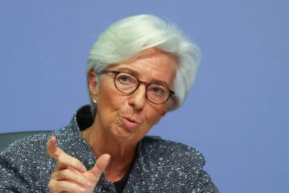 Christine Lagarde es la presidenta del BCE.