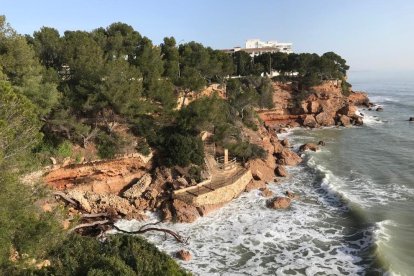 Moltes de les cales han quedat afectades pel temporal Glòria.