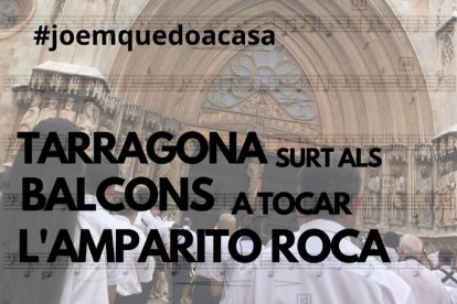 La BUMT ha convocat els tarragonins a sortir al balcó el diumenge al migdia.