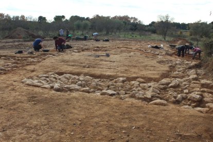 La zona arqueológica de Banyeres del Penedès, en una imagen de archivo.