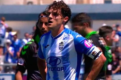 Francesc Fullana, durant un partit amb la samarreta de l'Atlético Baleares.