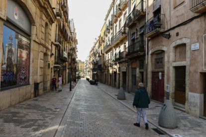 Carrer de Cós del Bou, en el qual s'estudia que els negocis comparteixin terrassa entre ells.