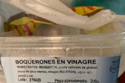 Uno de los lotes infectados que se han comerciaitzat.