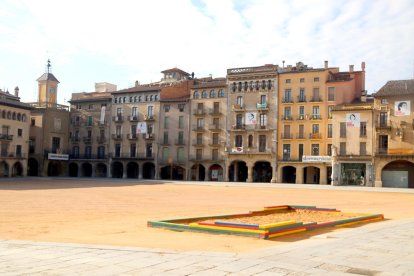 Imagen de archivo de la plaza Major de Vic.