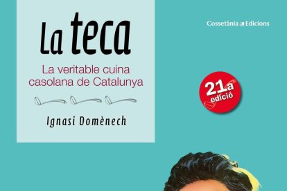 La cubierta de la 21.ª edición del recetario de cocina catalana 'La Teca'.