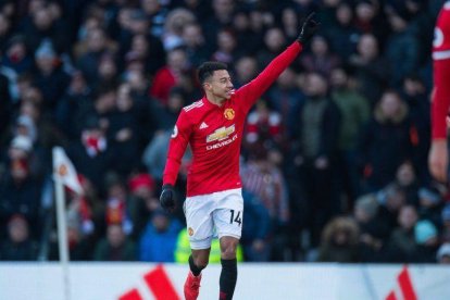 Jesse Lingard, jugador del Manchester United.