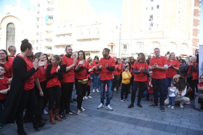 Imagen del acto celebrado esta mañana.