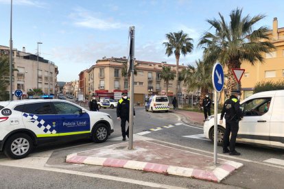 Un dels controls que la Policia Local de Roda ha instal·lat.