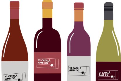 El concurso organizado por once las DON catalanas busca los diseños personalizados que propossin los consumidores, con el lema 'Vino catalán con DON'.