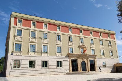 Pla general de l'edifici de la Diputació de Tarragona.