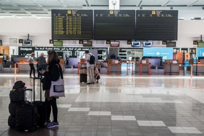 La Terminal T1 nacional-internacional del Aeropuerto César Manrique de Lanzarote.