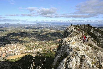 Imagen panorámica de la Sierra de Llaberia