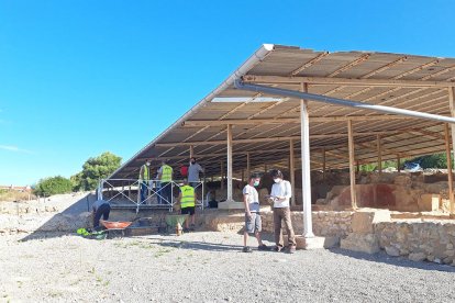 La zona on es faran els treballs d'excavació a la vil·la romana dels Munts, a Altafulla.