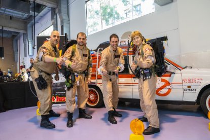 Los Cazafantasmas, durante una de las jornadas de Starraco Wars Unlimited en el Palau Ferial y de congresos de Tarragona