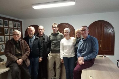 Alcaldes participants a la segona reuniño, celebrada a Vilallonga.