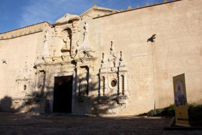 Exterior de l'església del Monestir de Poblet, en una imatge d'arxiu.