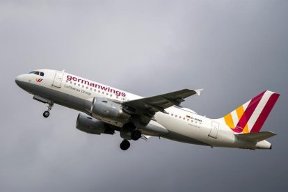 Imatge d'arxiu d'un avió de Germanwings.