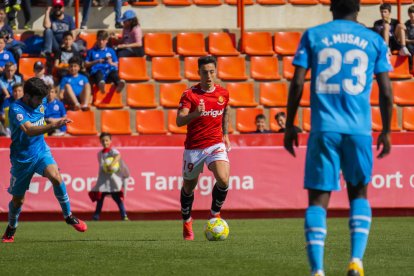 Pol Ballesteros es uno de los jugadores que continuará en el Nàstic la próxima temporada.