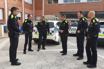 Imatge d'arxiu d'agents de la policia local de Cunt.