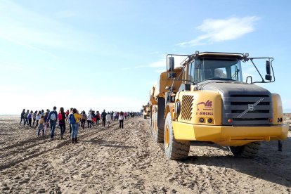 Plan|Plano general de una de las máquinas para reparar la zona del Trabucador.