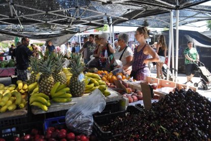 Imagen de archivo del mercadillo de Torredembarra.