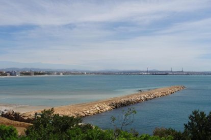 L'Espigó del Racó de Tarragona, reparat després de les obres.