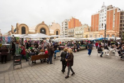 Imagen del mercadillo en Corsini.