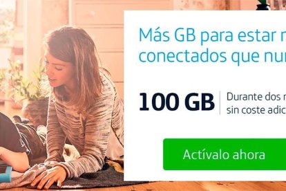 Imagen de la promoción de Movistar