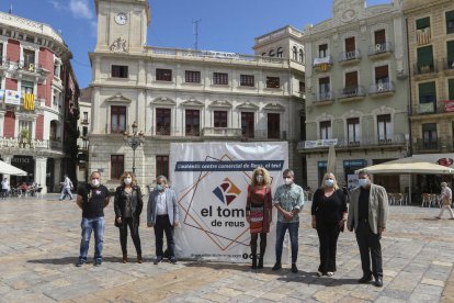 Los artífices de la iniciativa, que se presentó ayer.