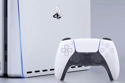 Imagen de la nueva PlayStation 5 de Sony que se presentará esta semana.