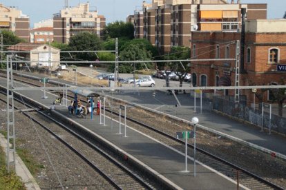 Imatge del baixador de trens de Vila-seca.