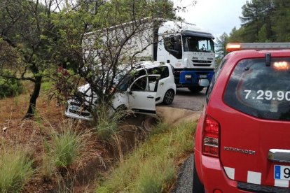 Imagen del accidente.