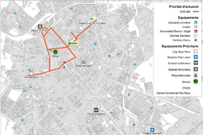 Plano de la primera fase inclusiva del proyecto.