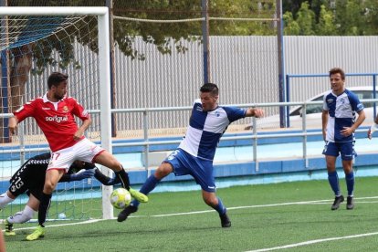 Imatge d'un enfrontament entre el Nàstic i el C.D. Ebro