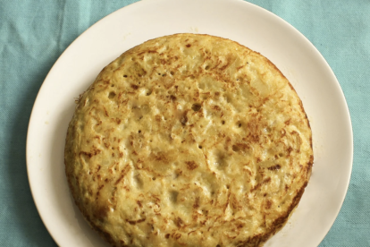 Imagen de archivo de una tortilla de patata.