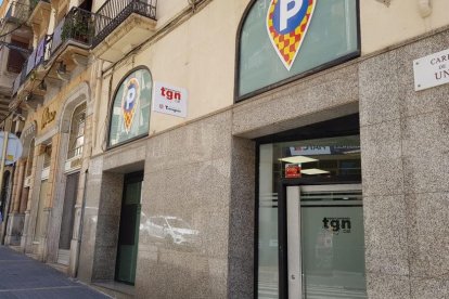 Imagen de la oficina de Aparcaments Municipals de Tarragona.