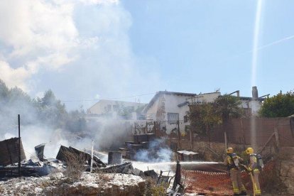 Incendio en Calafell.