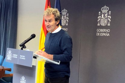 El director del Centre de Coordinació d'Alertes i Emergències, Fernando Simón