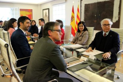 Pla general de la taula de diàleg entre governs aquest 26 de febrer del 2020.