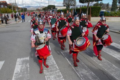 El grupo de Armats del Vendrell, en el encuentro realizado el año 2018 en Riudoms, en una imagen de archivo.