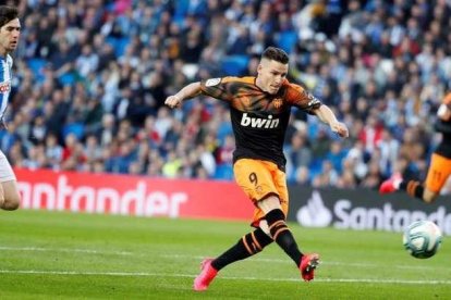 Imatge d'arxiu d'un partit del Valencia CF