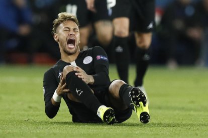 Imagen de Neymar en un partido con el PSG.