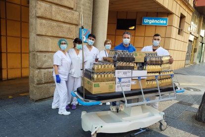 Una de las donaciones que la entidad realizó a la demarcación durante la pandemia de la Covid-19.