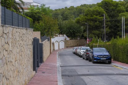 Calle Terra Ferma de la urbanización Cala Romana, donde el lunes se produjo un robo.