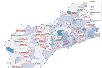 Els municipis sense casos de coronavirus