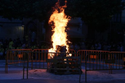 Imatge d'una foguera a Vila-rodona.