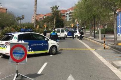 Imatge d'arxiu d'un control de la Guàrdia Urbana de Reus.