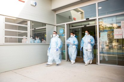 Un equip sanitari del CAP Sant Salvador de Tarragona encarregat del pla de residències.